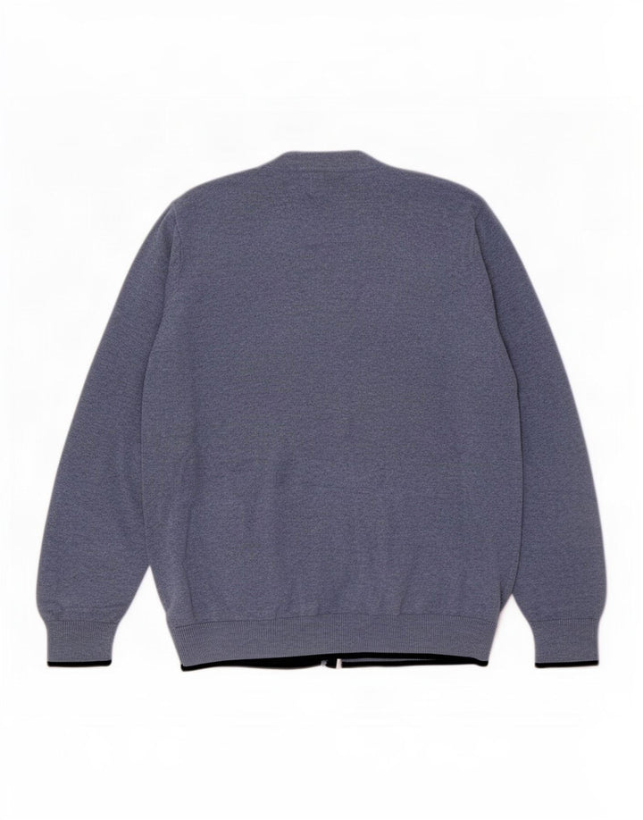 Marks & Spencer Herre Blue Harbor Cardigan Sweater Large