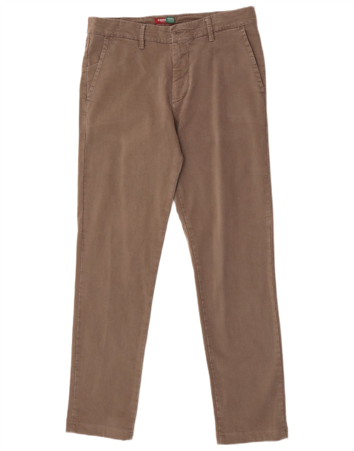 Carrera Herre Slim Chino Bukser IT 48 Medium W33 L31 Grå Bomuld