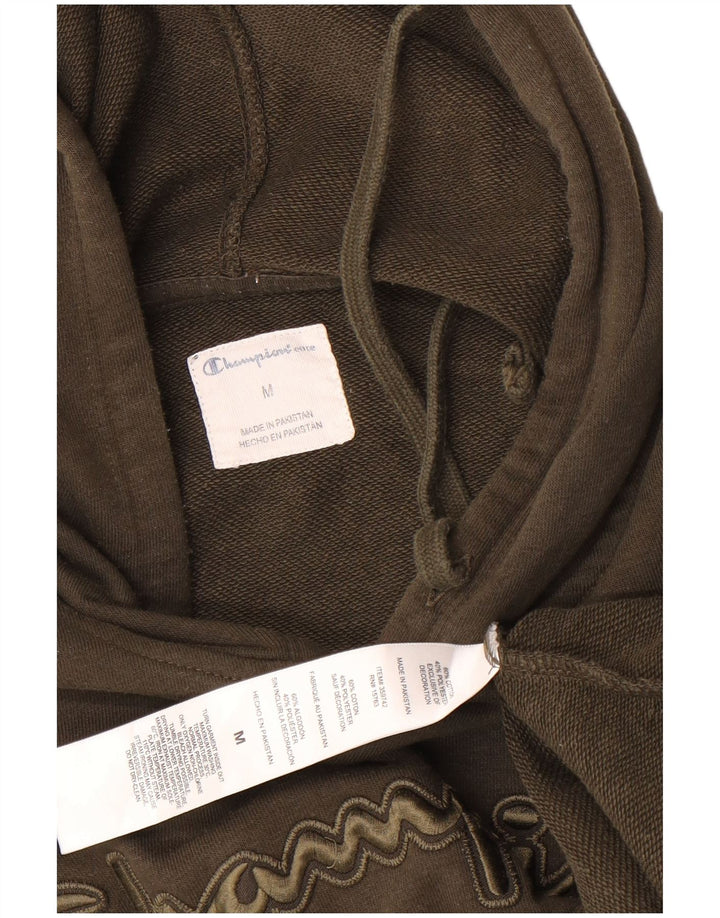 Champion Herre grafisk hættetrøje Jumper Medium Khaki Bomuld