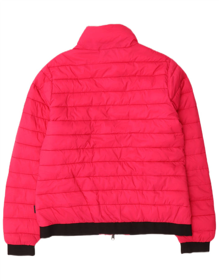 Chiemsee polstret jakke til kvinder UK 16 Large Pink Nylon