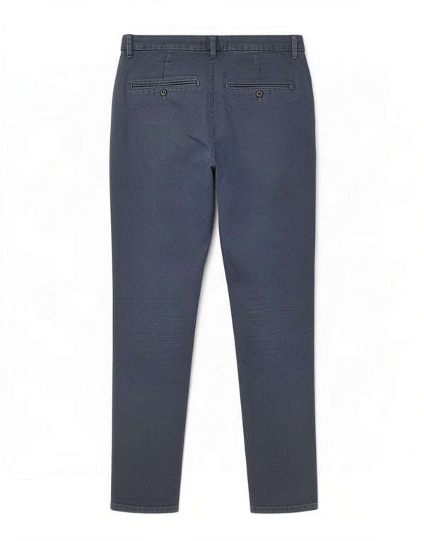 Dondup Herre Slim Chino Bukser W33 L32 Marineblå Bomuld