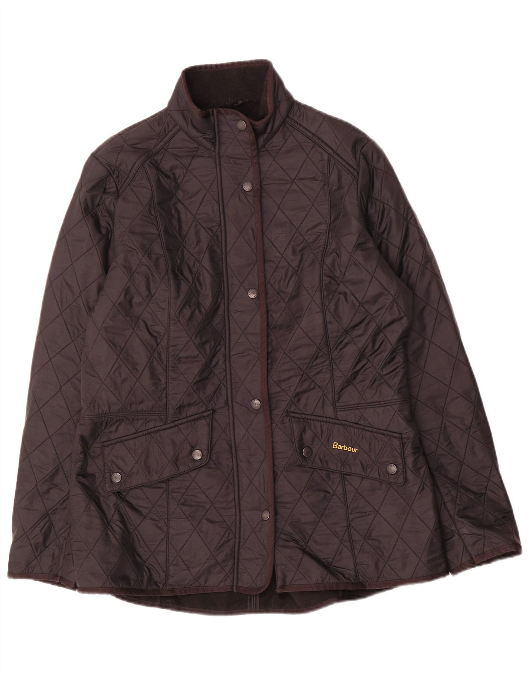 Barbour Quiltet jakke til kvinder UK 16 Stor sort polyamid