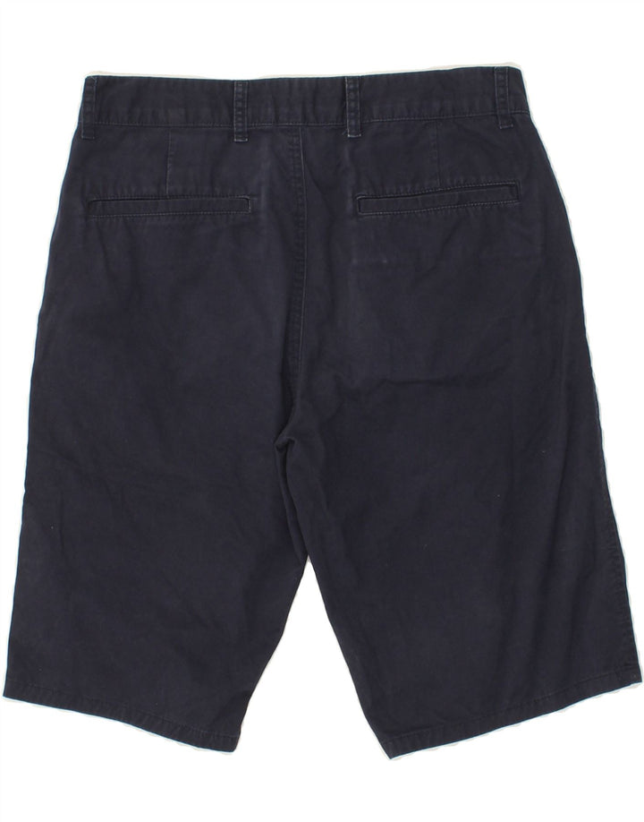 JULES Womens Chino Shorts EU 40 Medium W30 Navy Blue Cotton Vintage Jules and Second-Hand Jules from Messina Hembry 