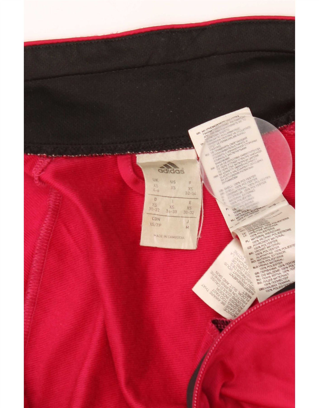 Adidas træningsdragt topjakke til kvinder UK 4/6 XS Pink Polyester