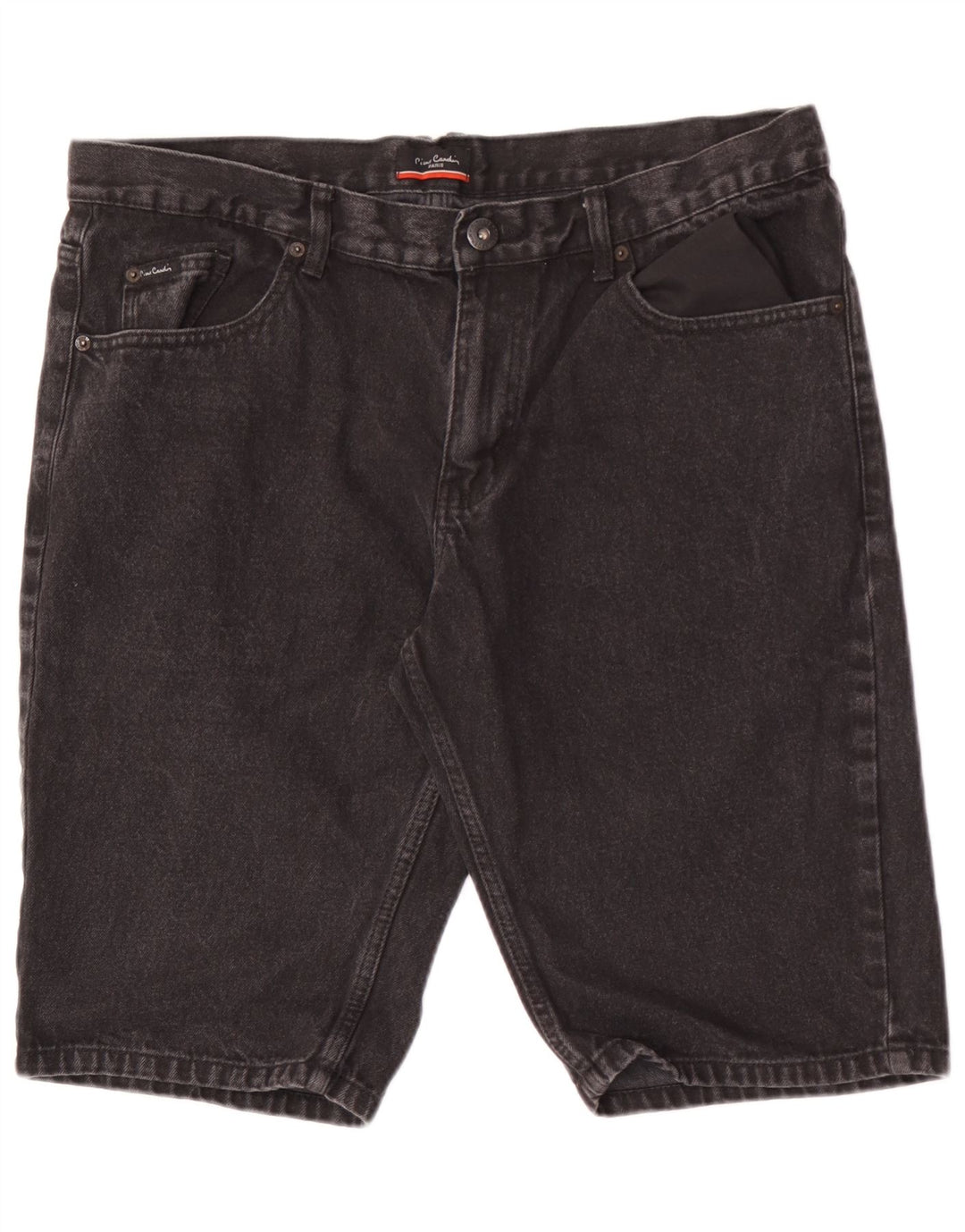 Pierre Cardin Herre denimshorts W36 Stor sort bomuld