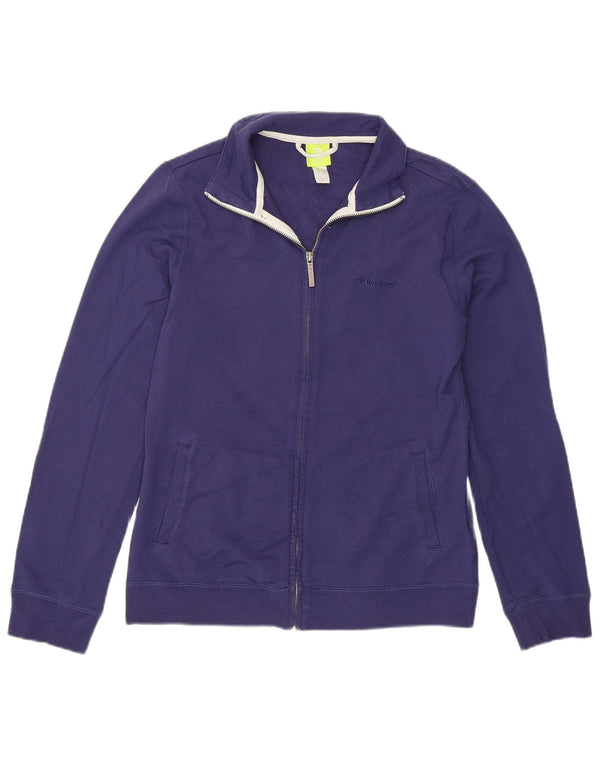 Adidas Dame Neo Label Træningsdragt Topjakke UK 14 Medium Blue Bomuld