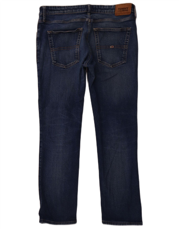 TOMMY HILFIGER Herre Scanton Slim Jeans W36 L30 Blå Bomuld