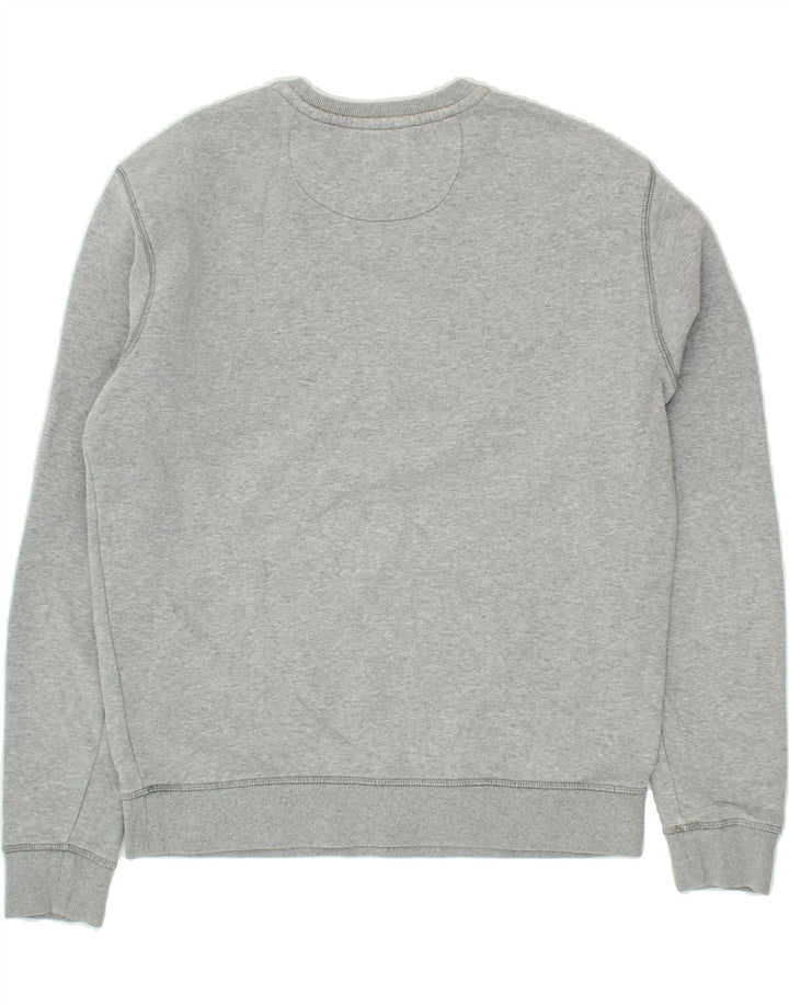 JACK WILLS Mens Graphic Sweatshirt Jumper Medium Grey Cotton Vintage Jack Wills and Second-Hand Jack Wills from Messina Hembry 
