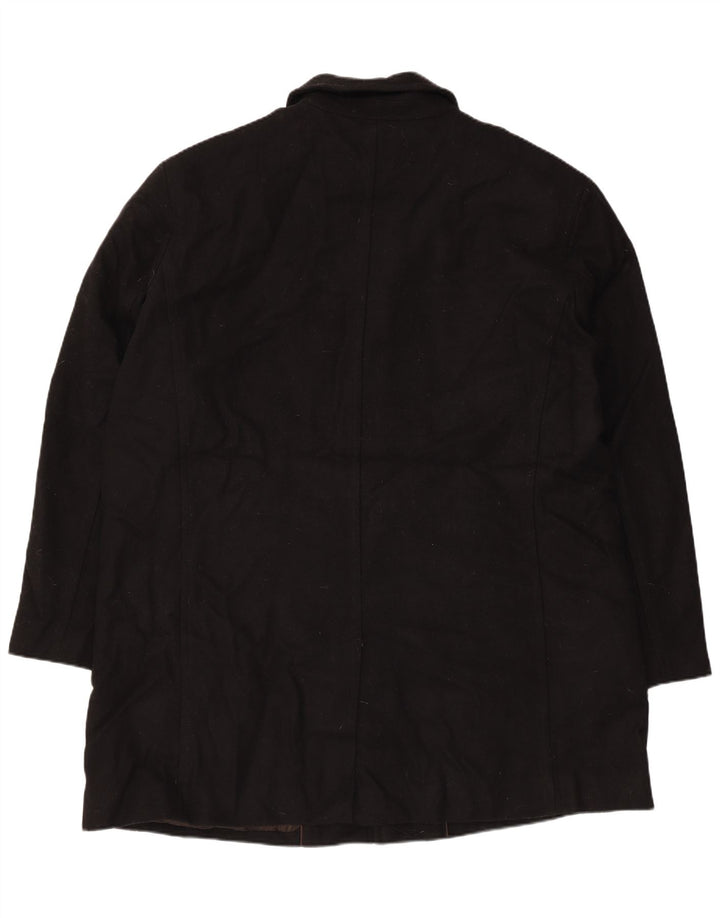 Dockers Herre Overfrakke UK 44 2XL Sort Uld