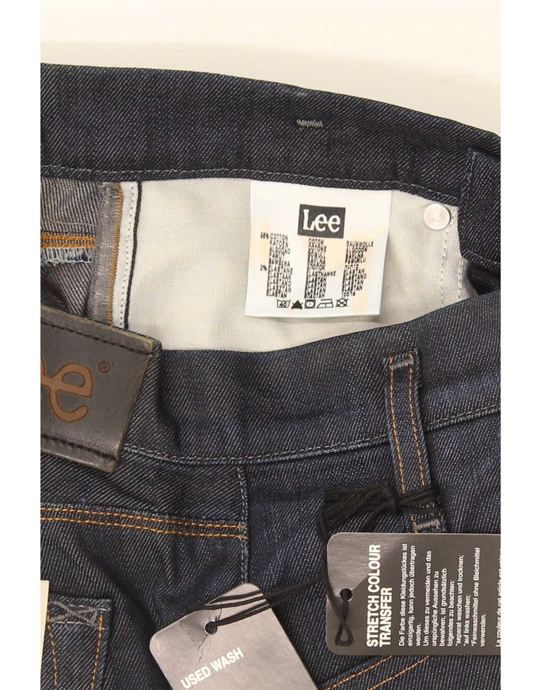Lee Dame Lynn Slim Jeans W26 L33 Marineblå Bomuld