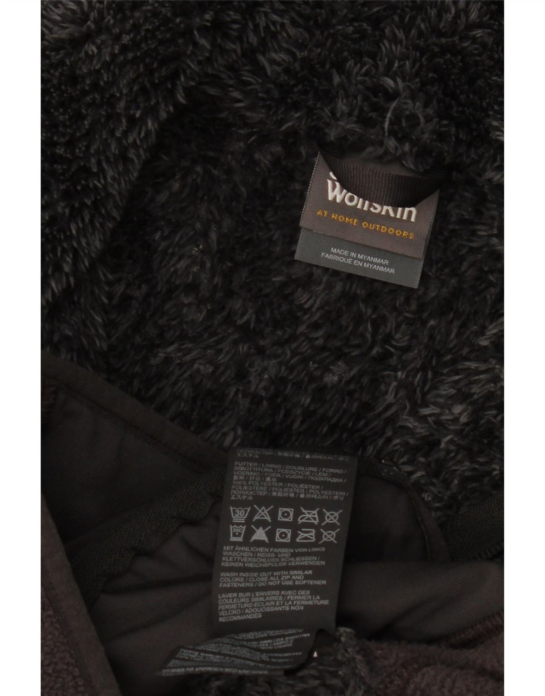 Jack Wolfskin Dame Fleecejakke UK 14 Medium Grey Colourblock Polyester