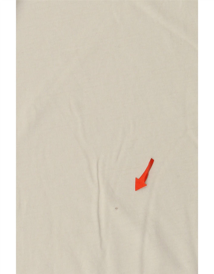 Kappa Herre Grafisk T-Shirt Top Lille Hvid