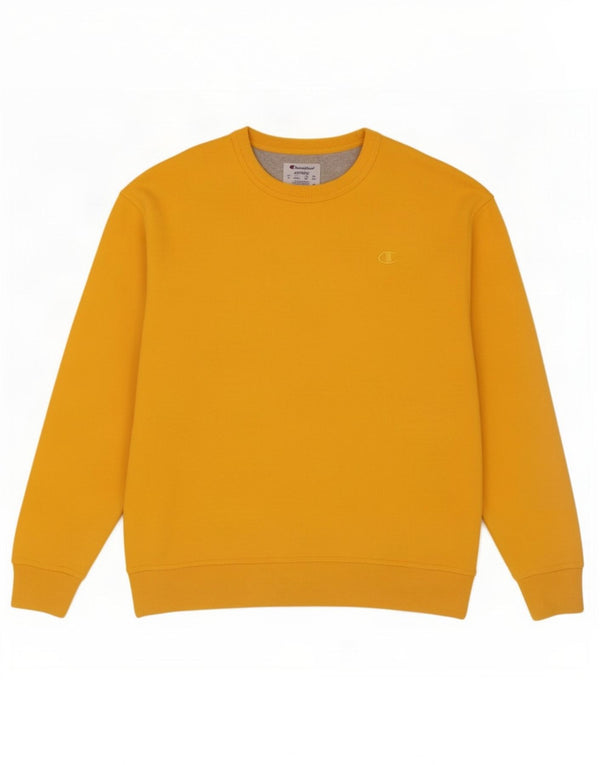 Champion Herre Sweatshirt Jumper XL Gul