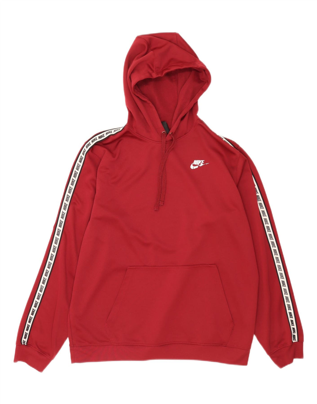 Nike grafisk hættetrøje til mænd Large Burgundy Polyester