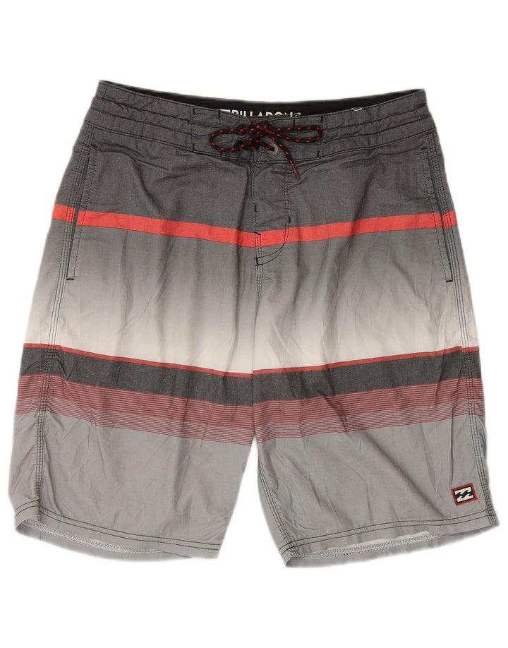 BILLABONG Badeshorts til mænd Små gråstribet bomuld