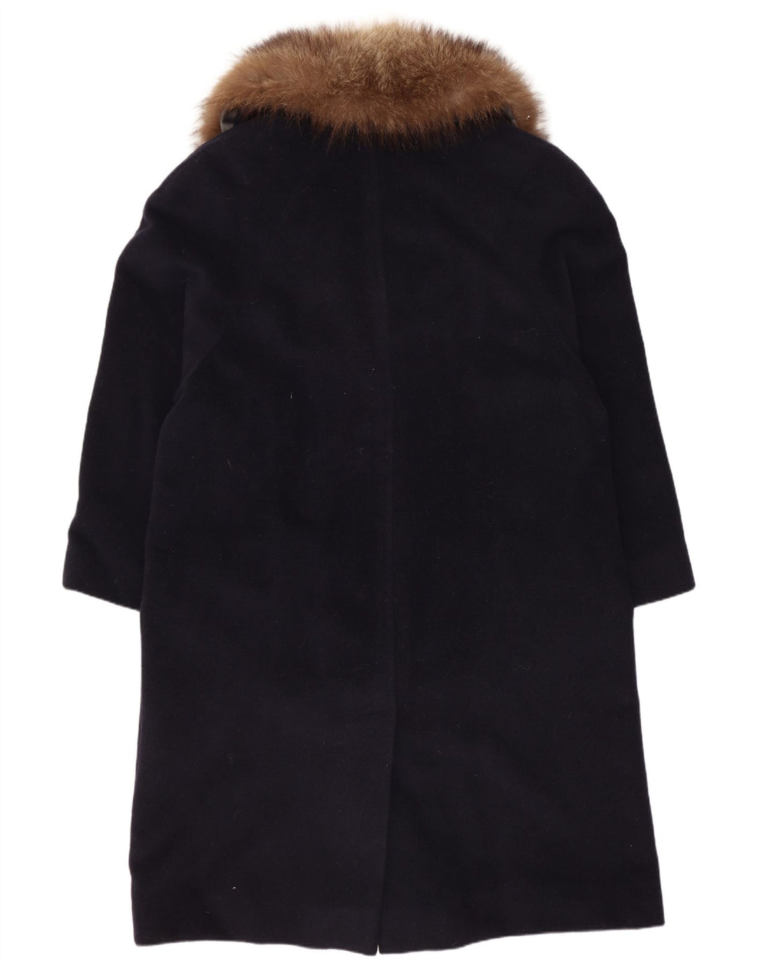 ELENA MIRO Overfrakke til kvinder UK 16 Large Navy Blue Virgin Wool