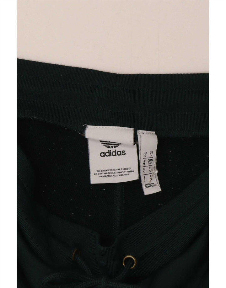 Adidas Graphic Sports Shorts til mænd Small Green Colourblock Polyester
