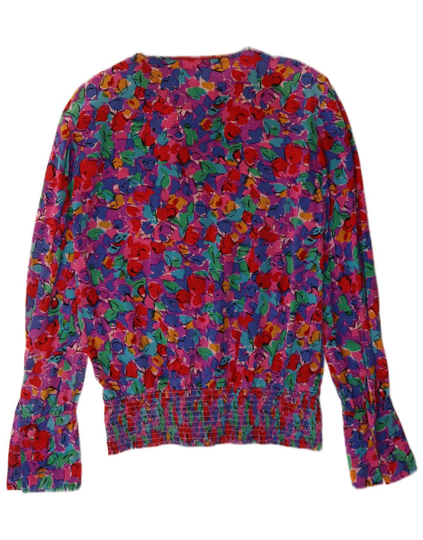 Adrianna Papell Dameskjortebluse UK 12 Medium Multicolored Floral
