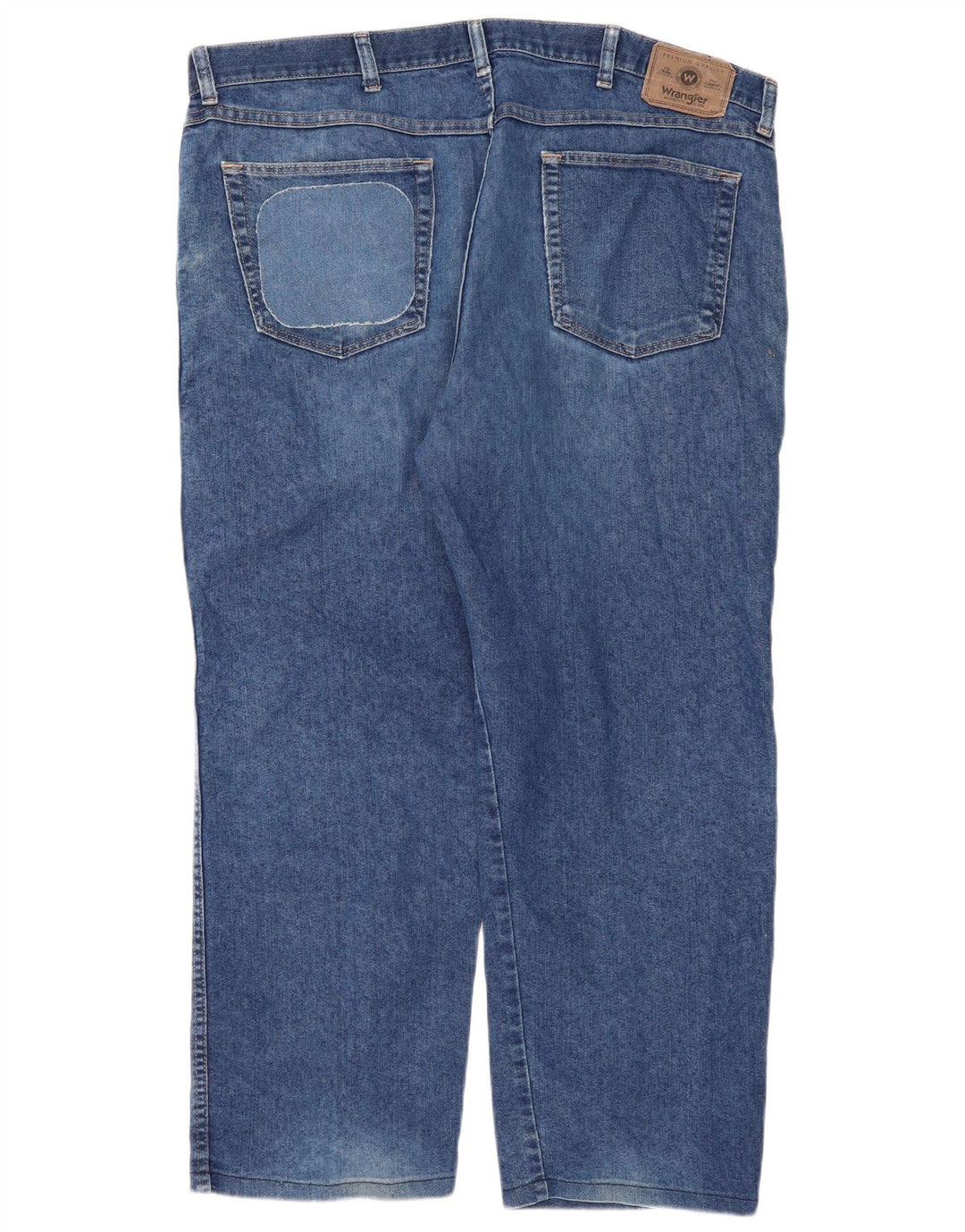 Wrangler Womens Regular Fit Straight Jeans W40 L29 Blå Bomuld