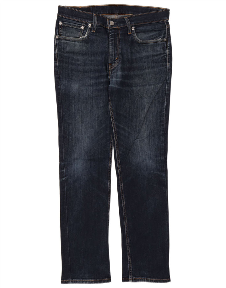 Levi's Herre 511 Slim Jeans W32 L30 Marineblå Bomuld