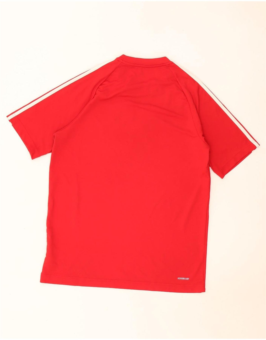 Adidas Herre Aeroready T-Shirt Top Medium Rød Polyester