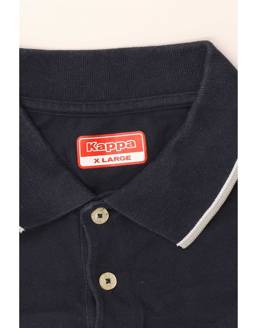 Kappa herre poloshirt XL marineblå