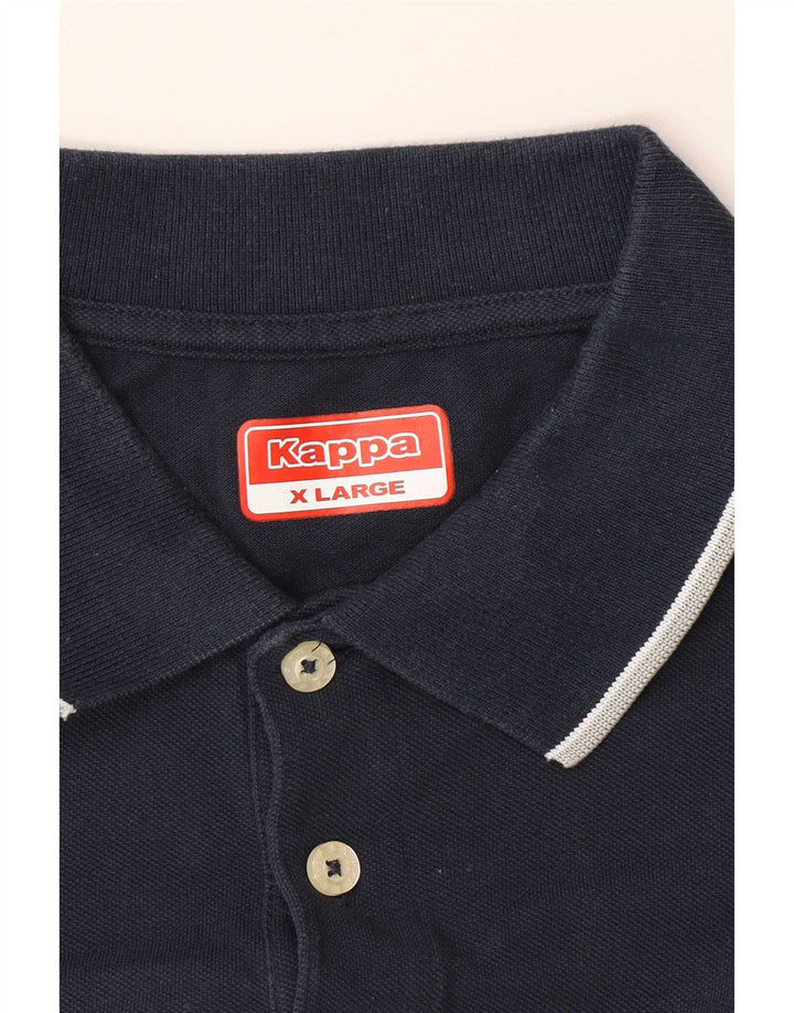 Kappa herre poloshirt XL marineblå
