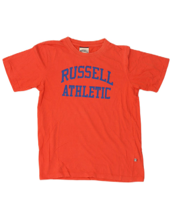 Russell Athletic Boys Grafisk T-Shirt Top 13-14 År Rød Bomuld