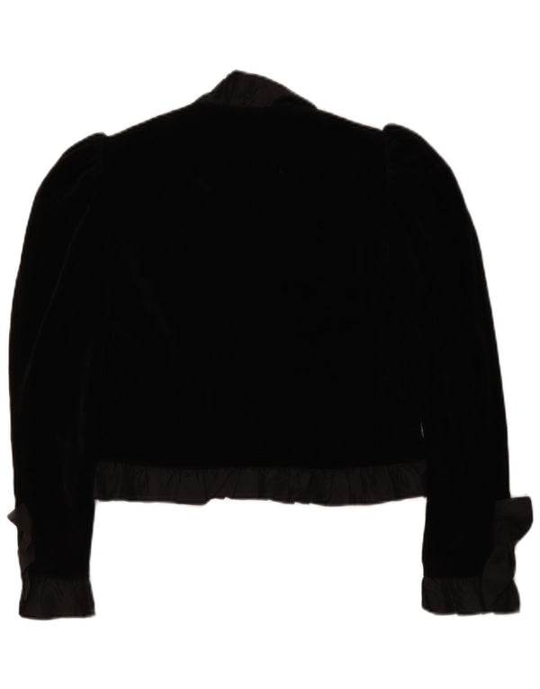 Vintage Bolero-jakke til kvinder EU 36 Small Black Classic
