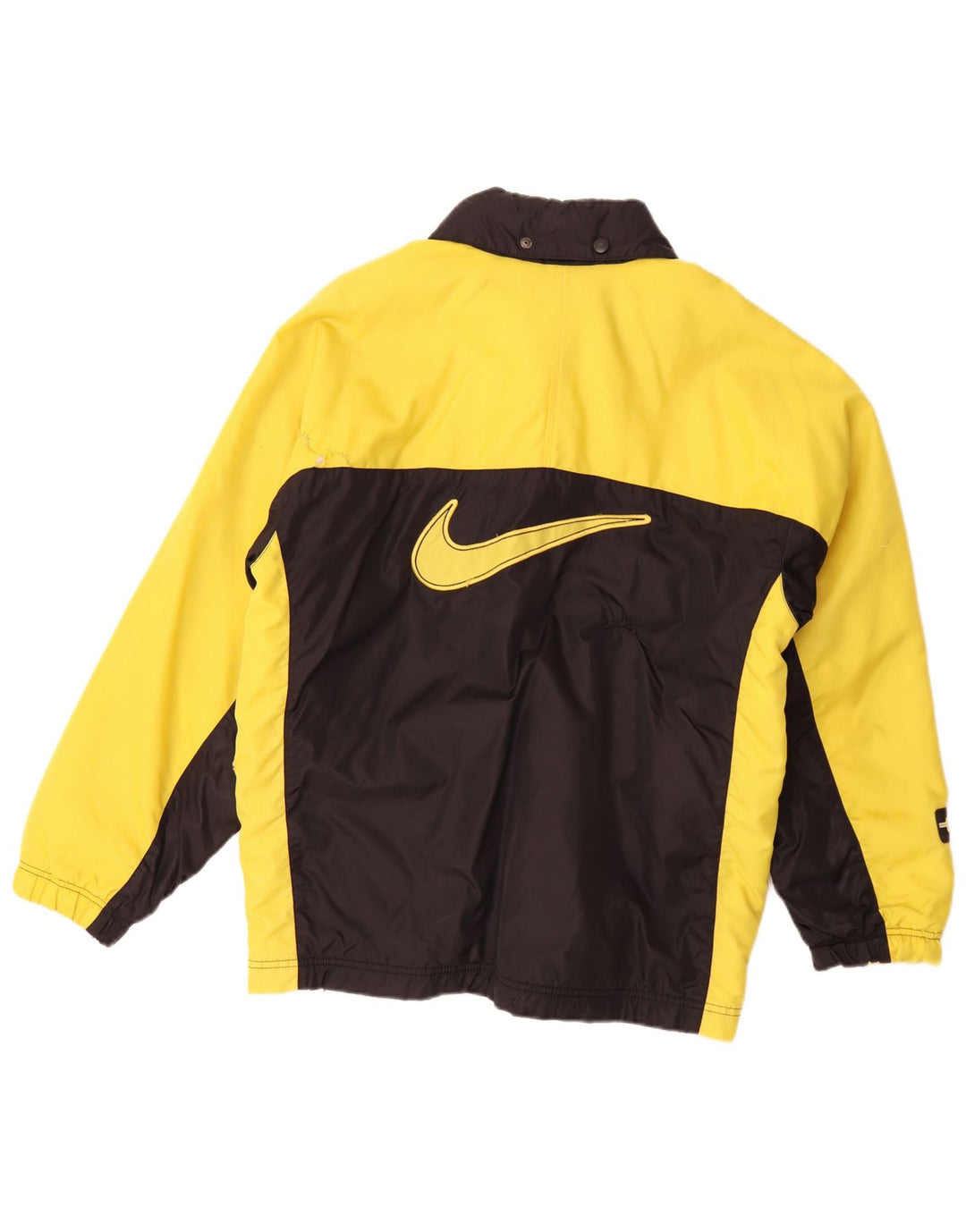 Nike Herre grafisk Loose Fit polstret jakke UK 39/41 Medium Sort Colourblock