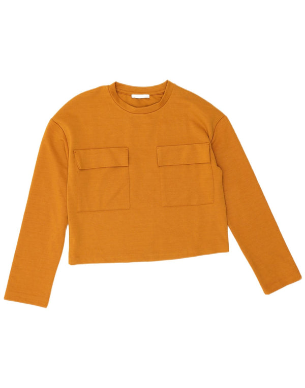 Zara Dametop Langærmet UK 10 Small Orange