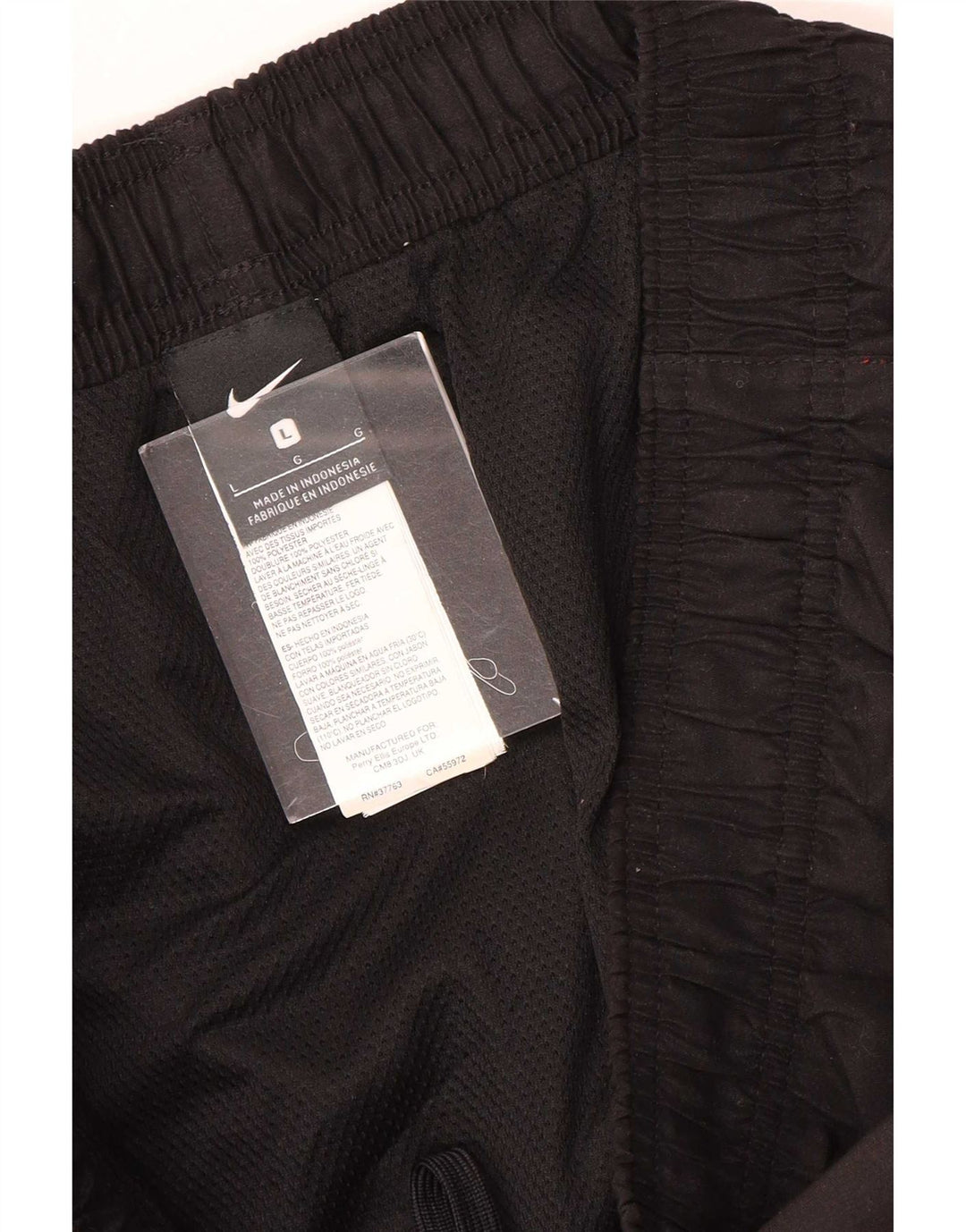 Nike sportsshorts til mænd, store sorte polyester