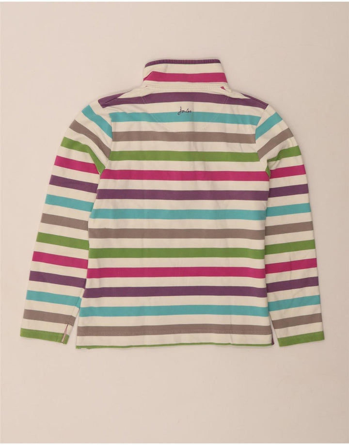 JOULES Dame Sweatshirt Jumper UK 10 Lille Flerfarvet Stribet