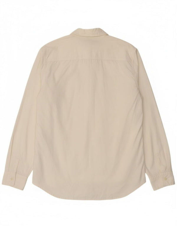 Calvin Klein Herreskjorte XL Off White Bomuld