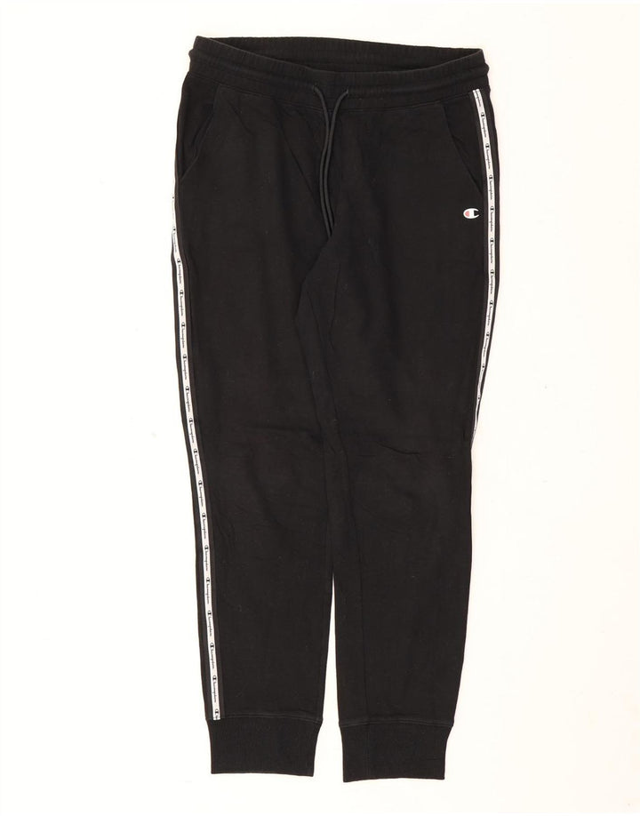Champion Womens Grafisk træningsdragt Bukser Joggers UK 12 Medium Black