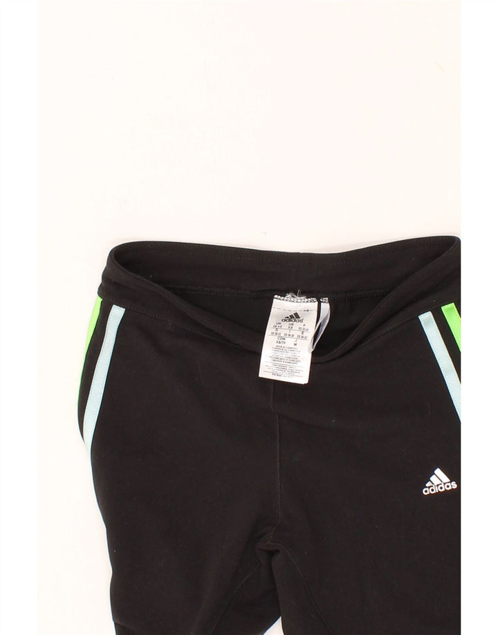 ADIDAS Womens Climacool Leggings UK 4/6 XS Black Polyester Vintage Adidas and Second-Hand Adidas from Messina Hembry 