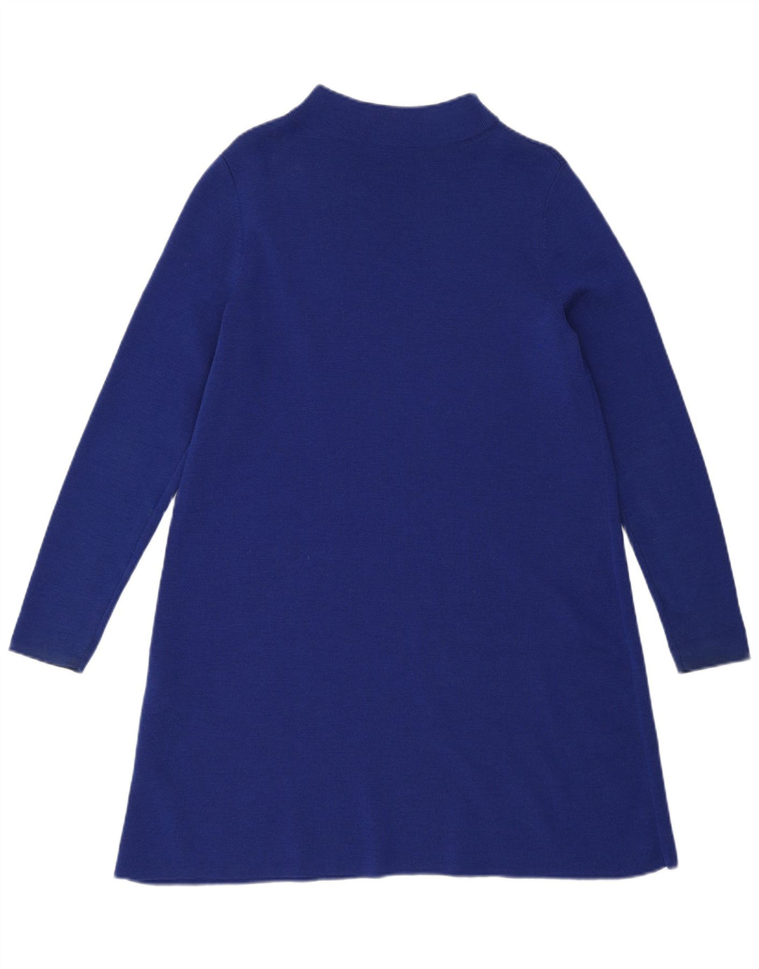 Cos Dame Jumper Dress UK 10 Small Blue Wool