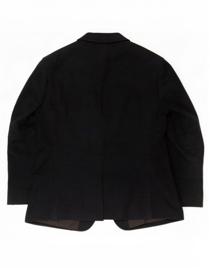 Marks & Spencer Herre 2-knaps blazerjakke UK 46 XL Sort bomuld