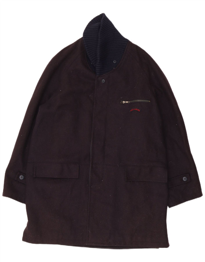 PAUL & SHARK Herre Yachting Overfrakke UK 40 Large Black Wool