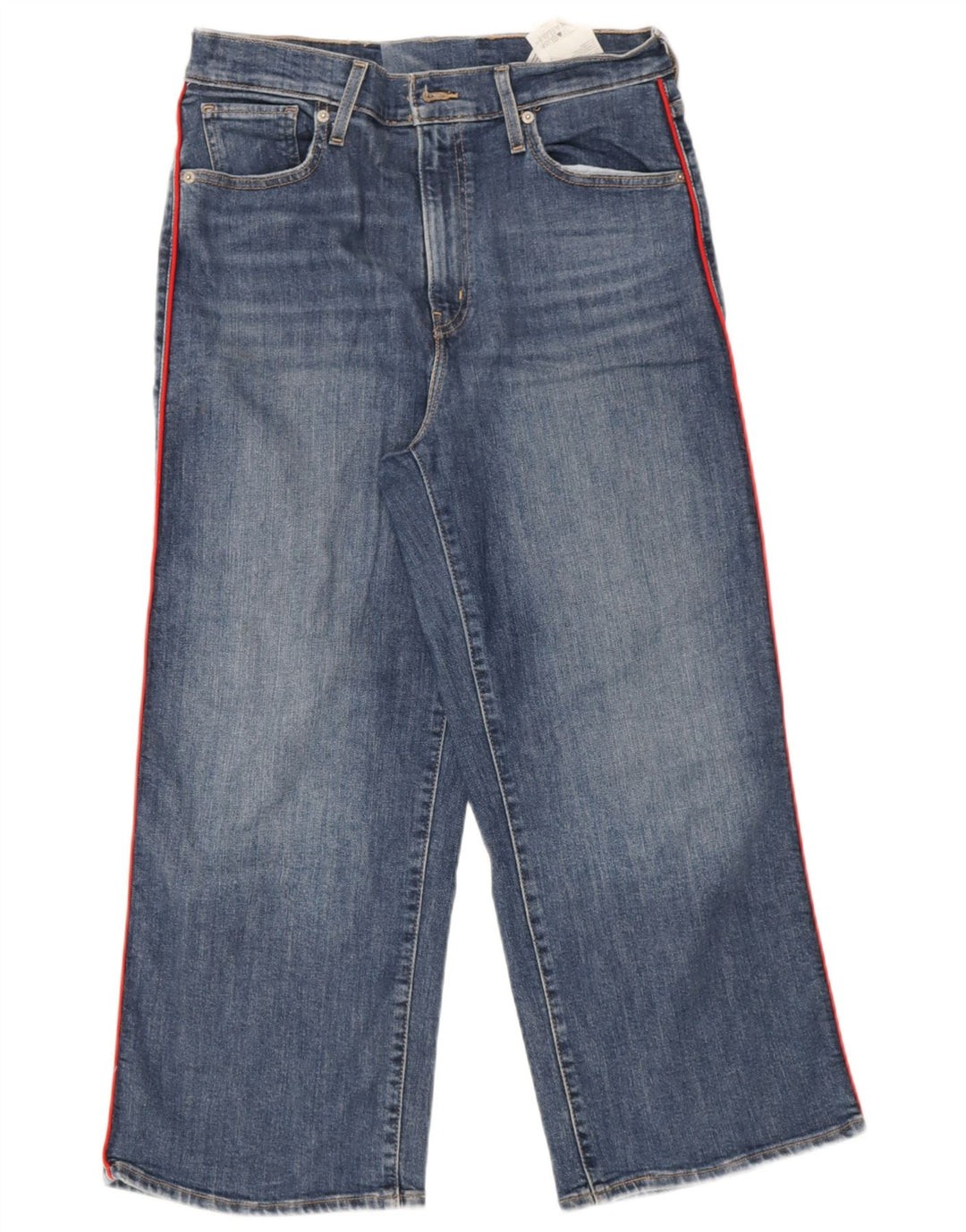 Levi's Womens High Rise Cropped Jeans W29 L25 Blå Bomuld