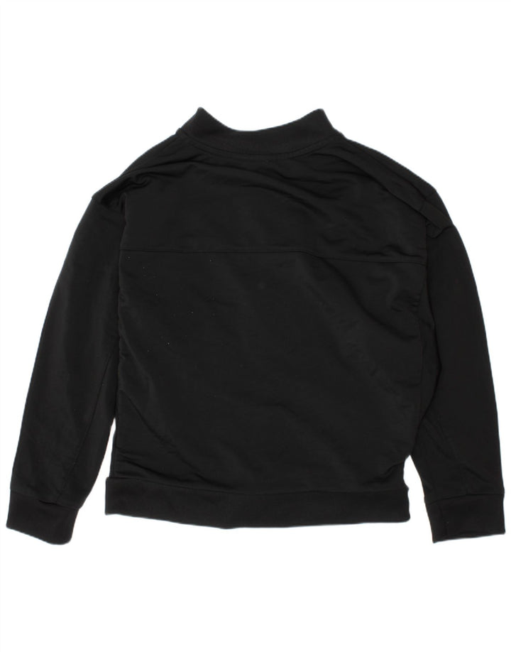Adidas Drenge Træningsdragt Topjakke 7-8 År Lille Sort Polyester