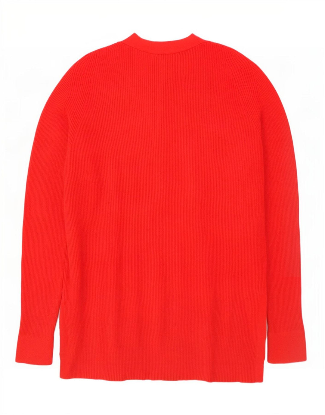 Marks & Spencer Dame Oversized V-hals sweater UK 10 Small Red