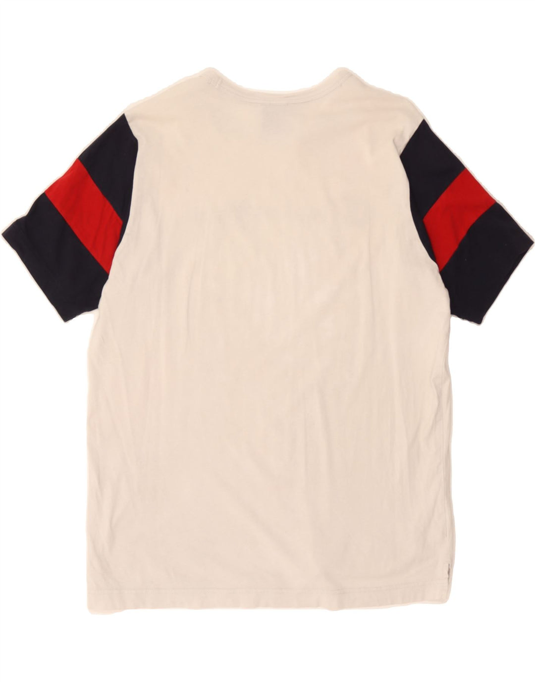 CHAMPION Mens Graphic T-Shirt Top XS White Colourblock Vintage Champion and Second-Hand Champion from Messina Hembry 