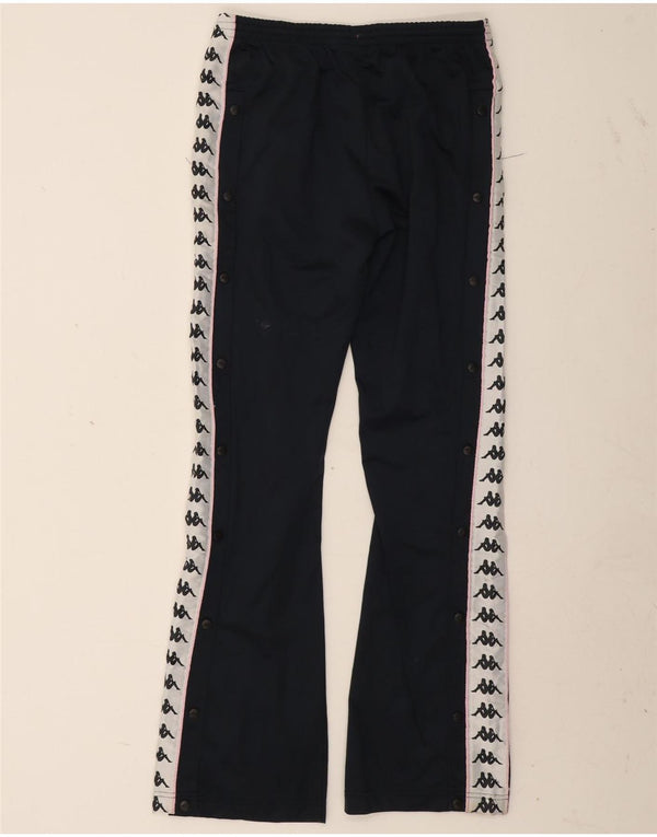 Kappa Graphic Tracksuit Bukser til kvinder UK 10 Small Navy Blue Colourblock