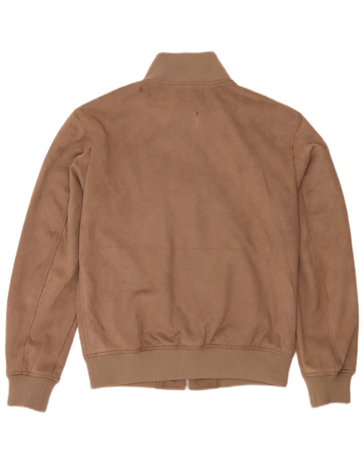 Zara Bomber Jacket UK 38 Medium Brun