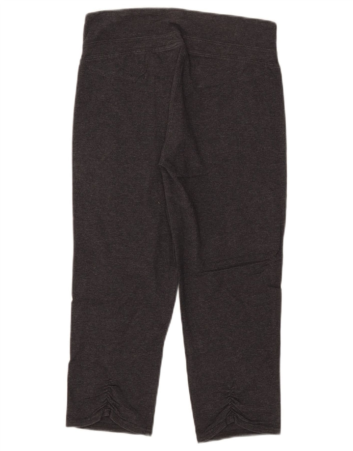 Puma Dame Capri Leggings UK 12 Medium Grey Bomuld