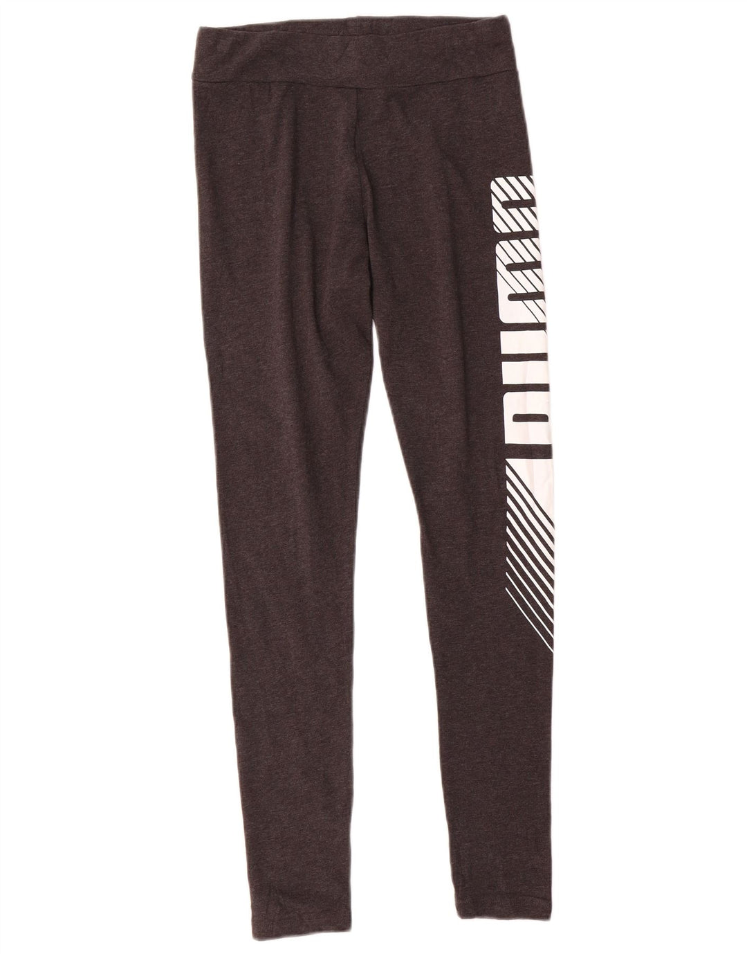 Puma Grafiske Leggings til kvinder UK 10 Små Grå Bomuld