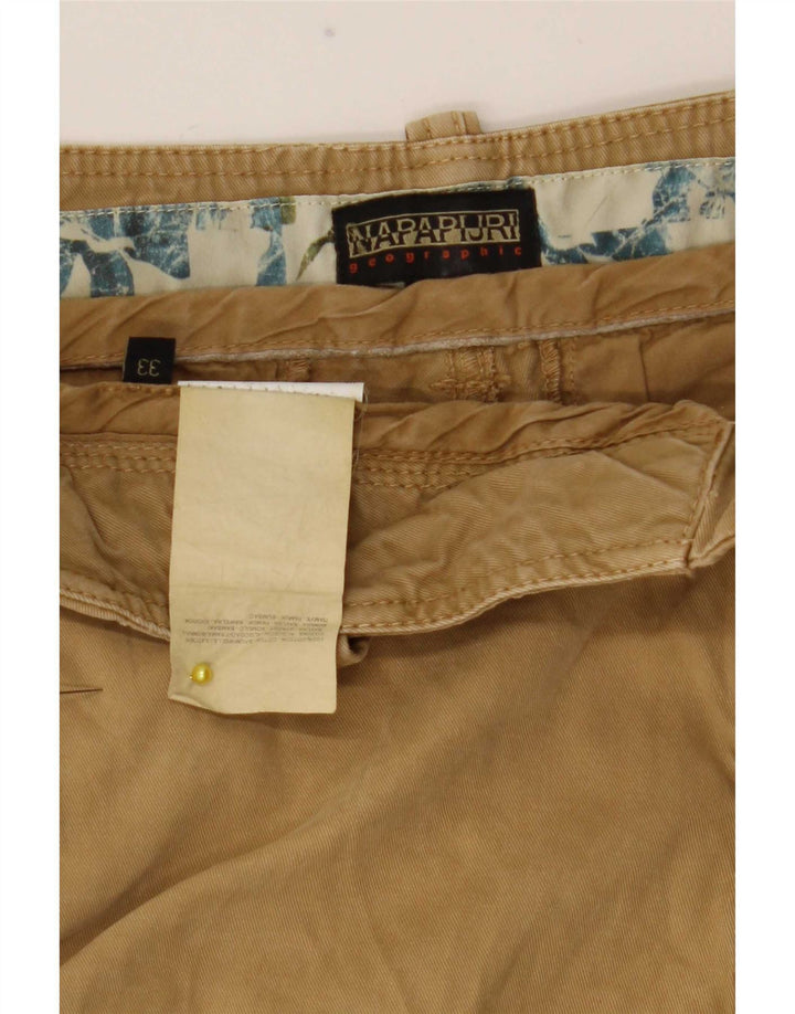Napapijri Herre Cargo Shorts W33 Medium Beige Bomuld