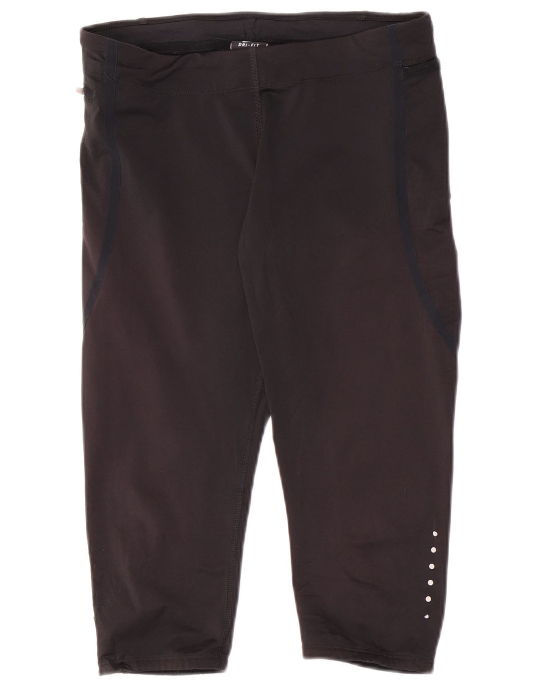 Nike Dame Capri Leggings UK 8 Small Black