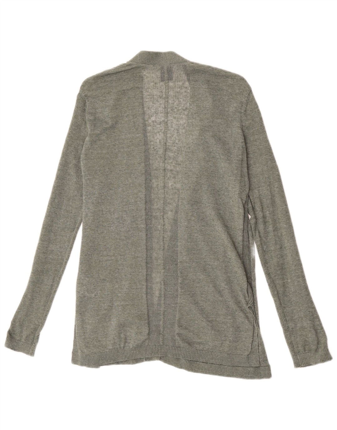Gap Womens Open Cardigan Sweater UK 14 Medium Khaki Linen